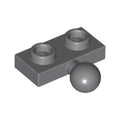 LEGO® Plate, Modified 1 x 2 with Tow Ball on Side 14417 dunkelgrau