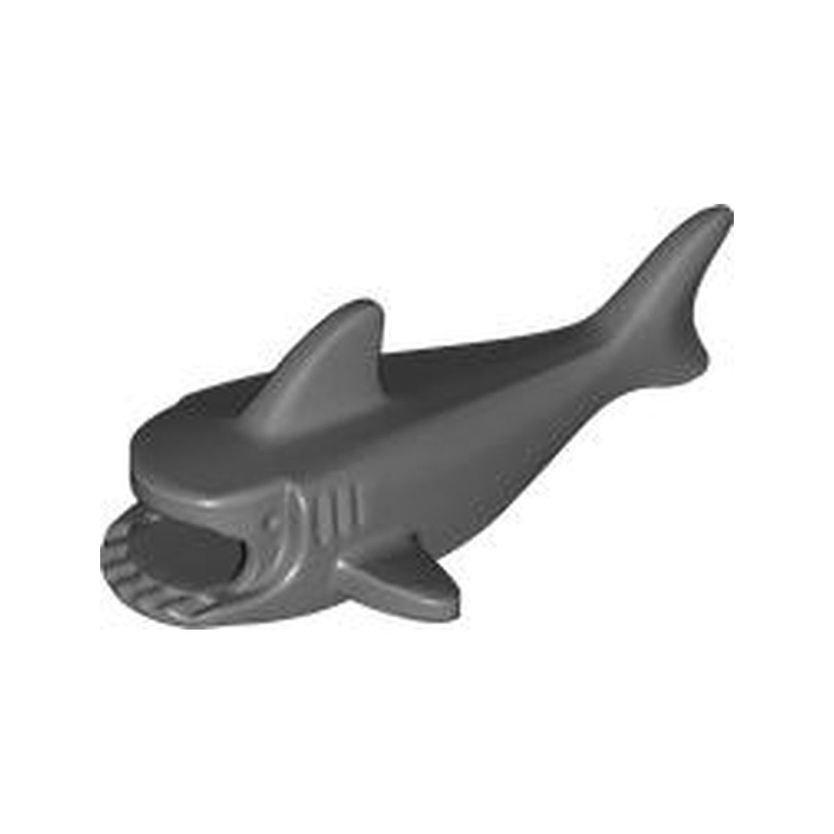 LEGO® Shark Body with Debossed Gills 14518 dunkelgrau