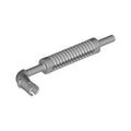 LEGO® Vehicle, Exhaust Pipe with Technic Pin, Flat End and Pin with Round Hole 14682 hellgrau
