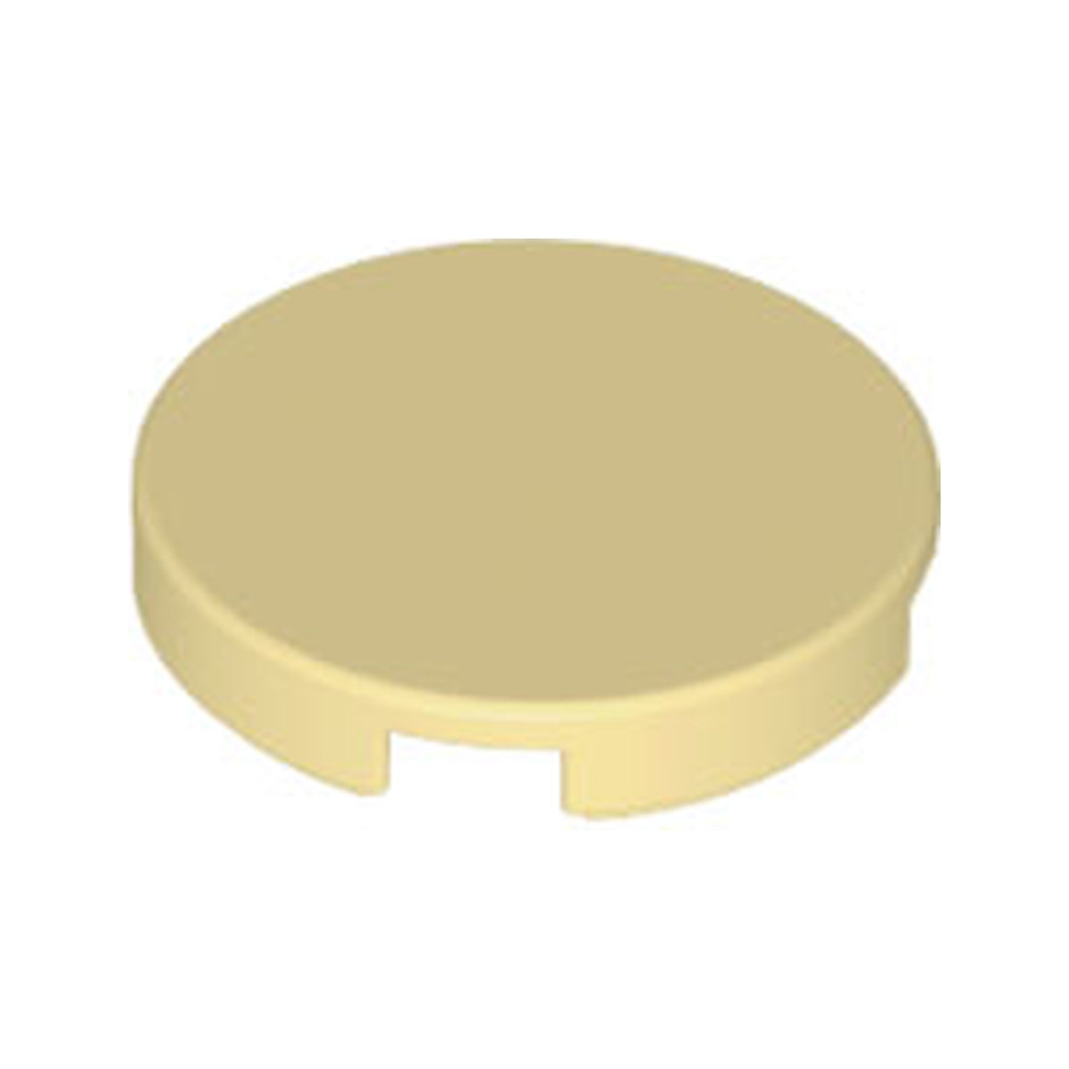LEGO® Tile, Round 2 x 2 with Bottom Stud Holder 14769 beige