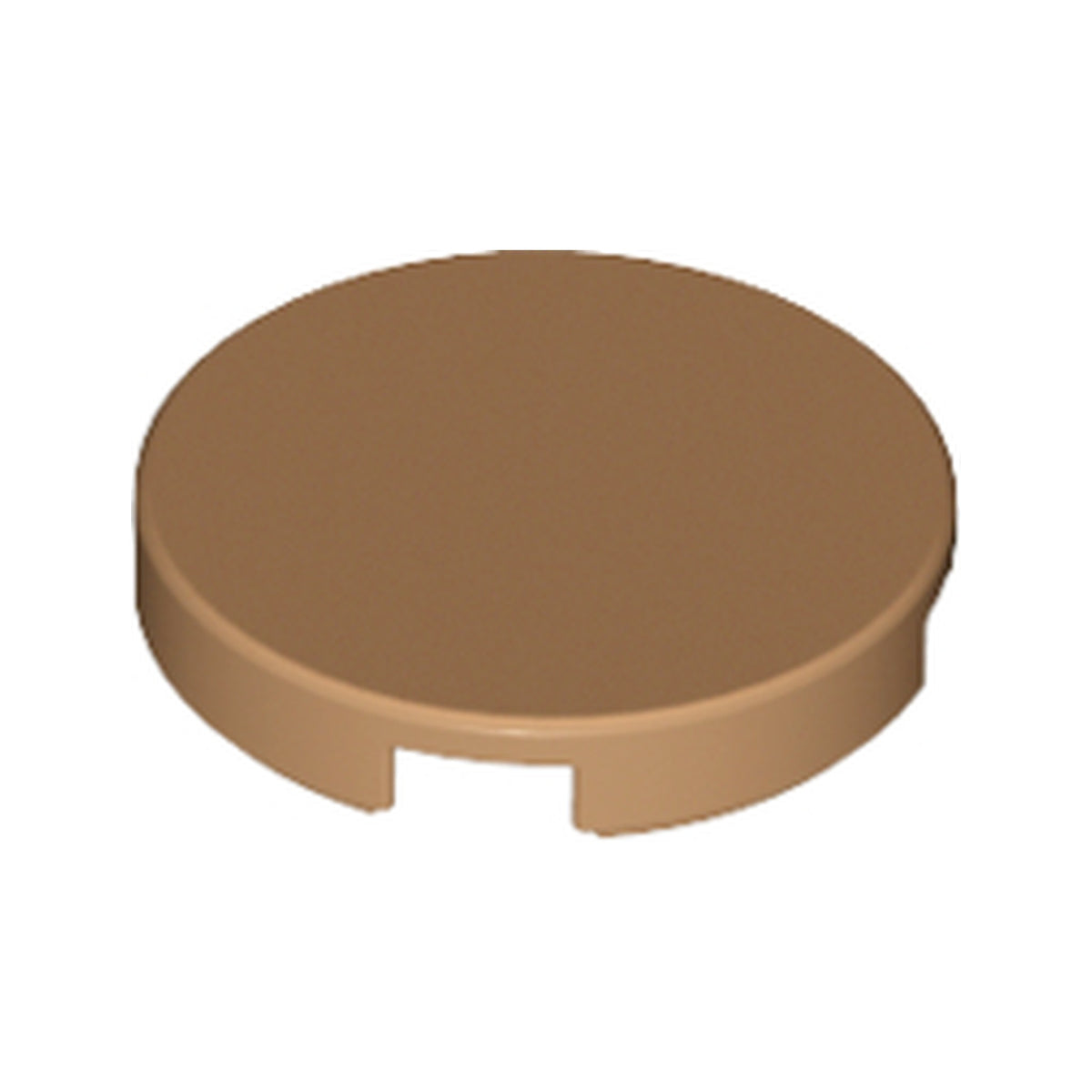 LEGO® Tile, Round 2 x 2 with Bottom Stud Holder 14769 mittelnougat