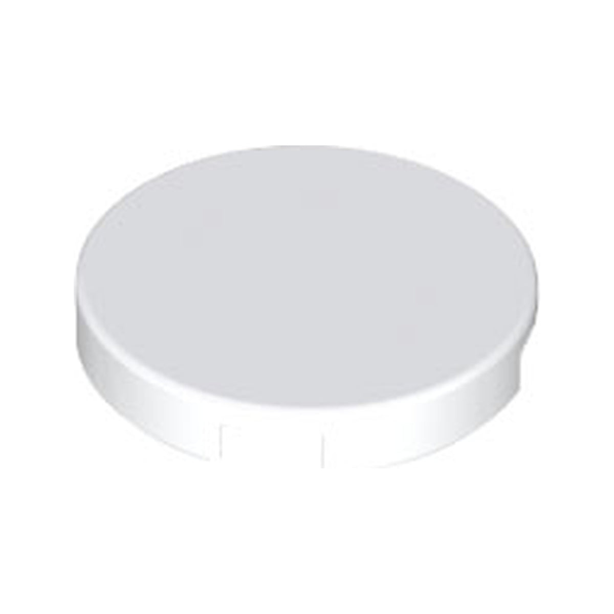 LEGO® Tile, Round 2 x 2 with Bottom Stud Holder 14769 weiss