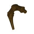 LEGO® Appendage Bony Small with Bar End (Leg / Rib / Tail) 15064 dunkelbraun