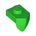 LEGO® Plate, Modified 1 x 1 with Tooth Vertical 15070 leuchtend grün