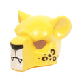 LEGO® Minifigure, Headgear Mask Feline with Black Nose, Leopard Spots and Fangs Pattern 15084pb03 gelb