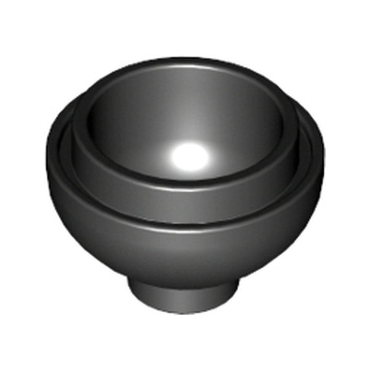 LEGO® Brick, Round 2 x 2 Dome Bottom 15395 schwarz