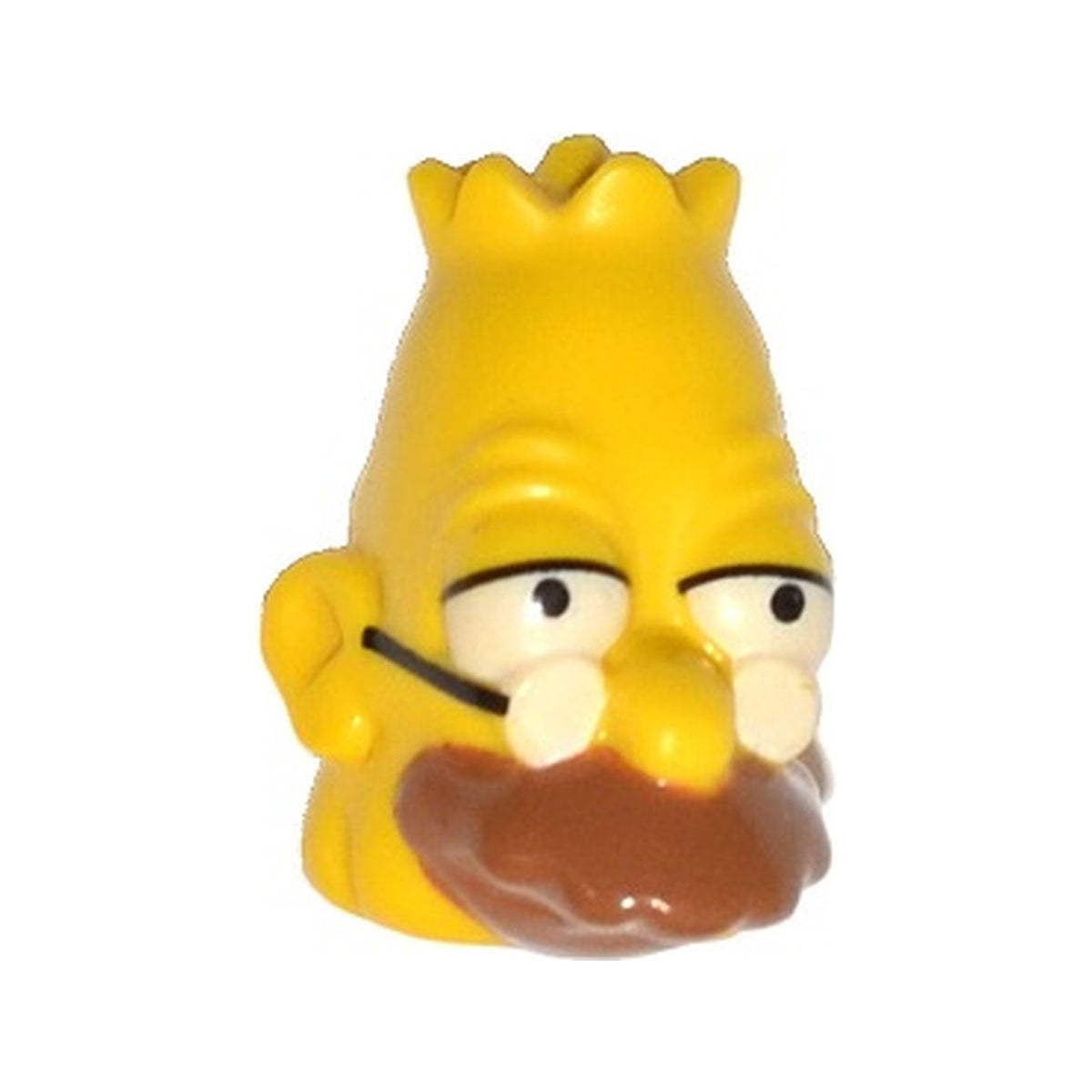 LEGO® Minifigure, Head, Modified Simpsons Grandpa Simpson Pattern 15528pb01 gelb