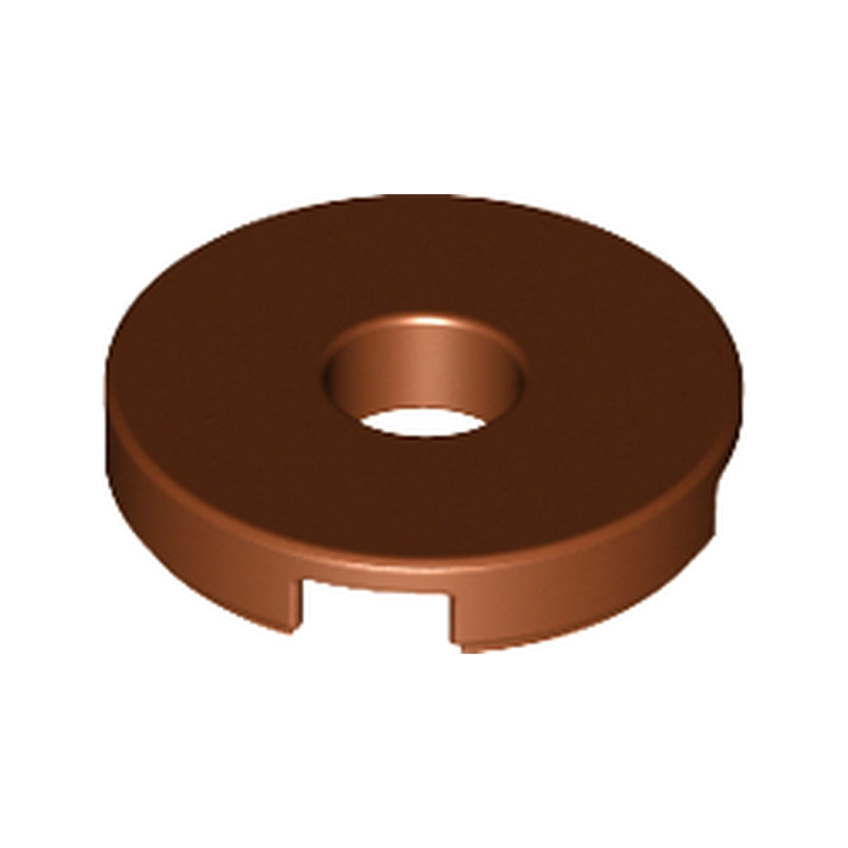 LEGO® Tile, Round 2 x 2 with Hole 15535 braun