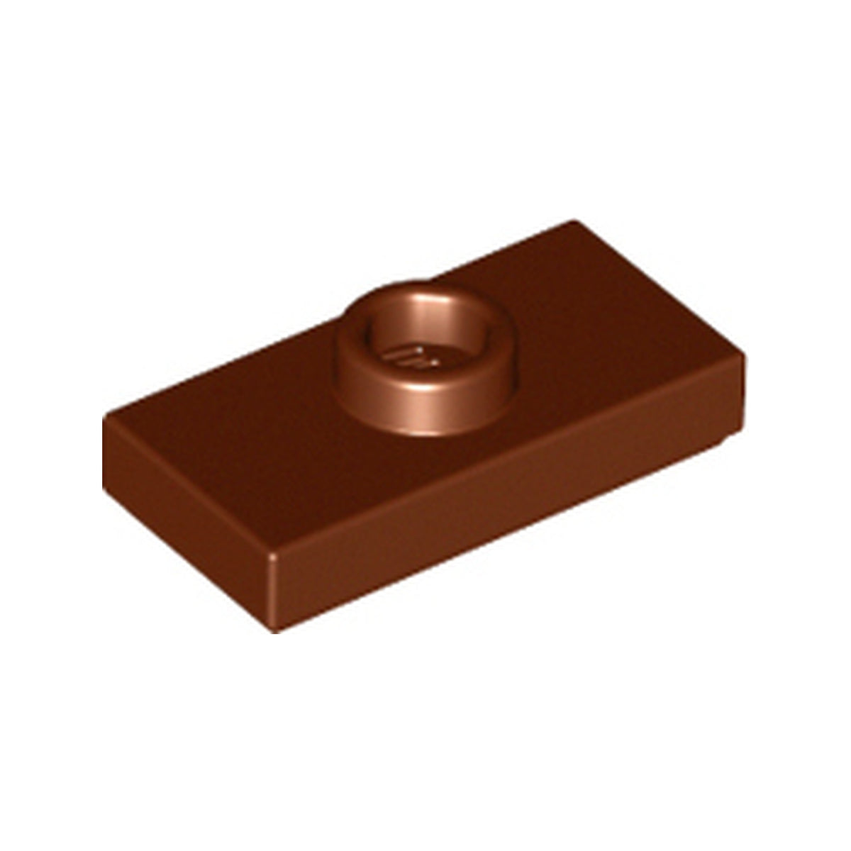 LEGO® Plate, Modified 1 x 2 with 1 Stud with Groove and Bottom Stud Holder (Jumper) 15573 braun