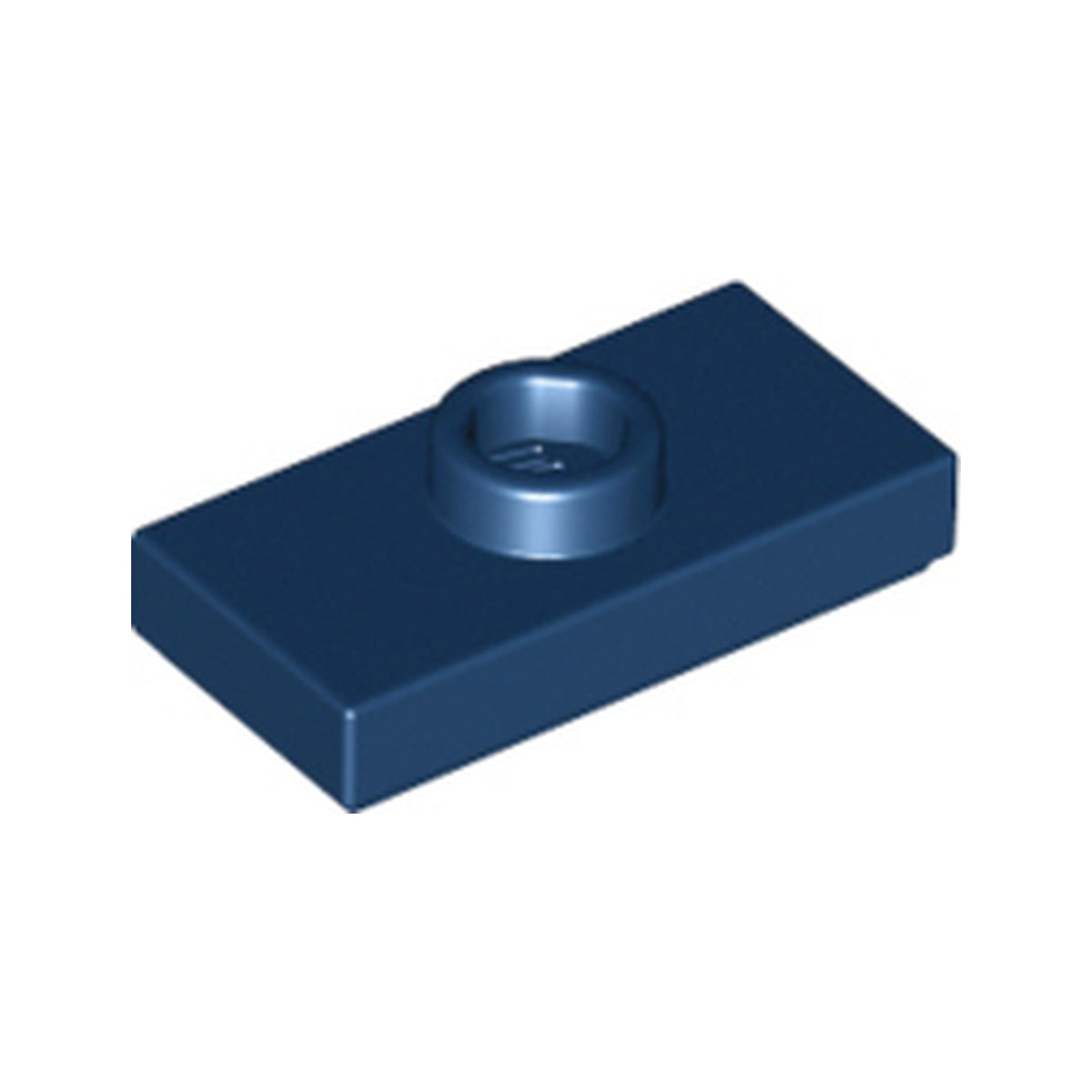 LEGO® Plate, Modified 1 x 2 with 1 Stud with Groove and Bottom Stud Holder (Jumper) 15573 dunkelblau