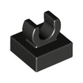 LEGO® Tile, Modified 1 x 1 with Open O Clip 15712 schwarz