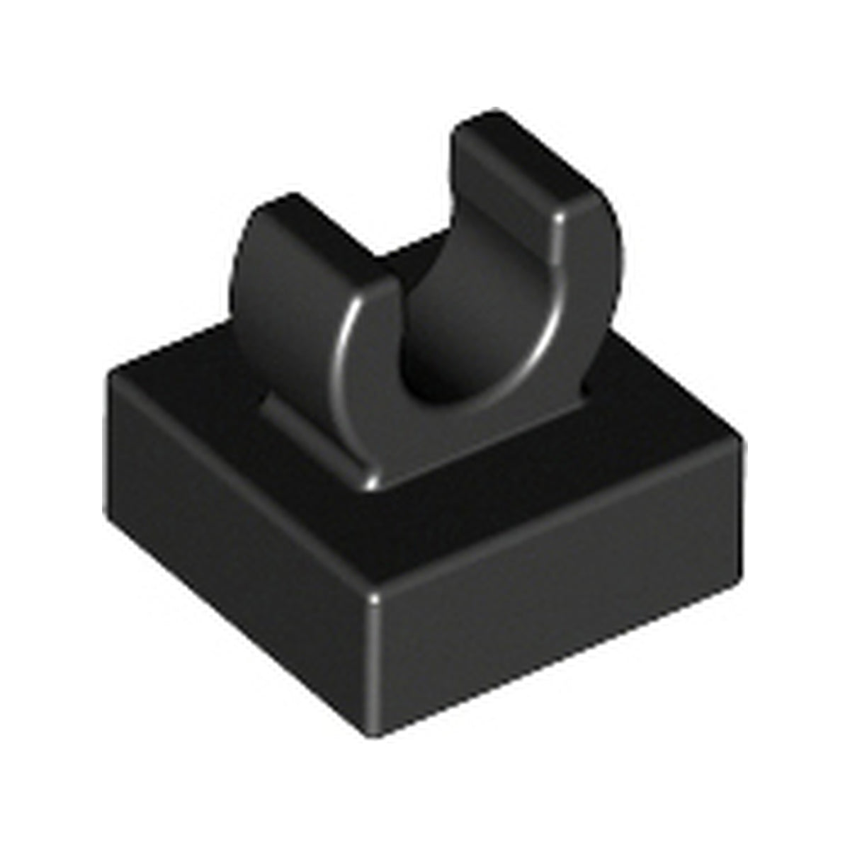 LEGO® Tile, Modified 1 x 1 with Open O Clip 15712 schwarz