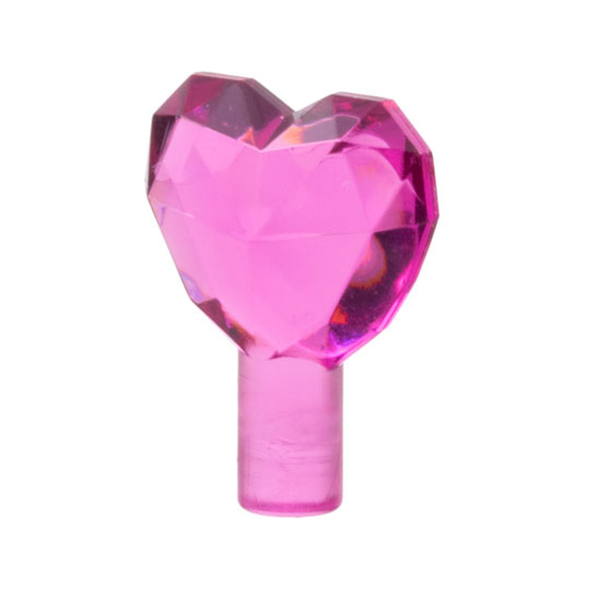 LEGO® Rock 1 x 1 Jewel Heart Shaped 15745 transparent dunkelrosa