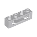 LEGO® Projectile Launcher, 1 x 4 with Inside Clips (Disk Shooter) 16968 hellgrau