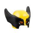 LEGO® Minifigure, Headgear Mask Wolverine with Black Pointed Sides Pattern 17018pb01 gelb