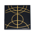 LEGO® Tile 4 x 4 with Gold Concentric Circles Celestial Star Chart Pattern 2 (Sticker) - Set 75385 1751pb025 schwarz