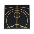 LEGO® Tile 4 x 4 with Gold Concentric Circles Celestial Star Chart Pattern 3 (Sticker) - Set 75385 1751pb026 schwarz