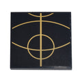 LEGO® Tile 4 x 4 with Gold Concentric Circles Celestial Star Chart Pattern 6 (Sticker) - Set 75385 1751pb029 schwarz
