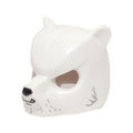 LEGO® Minifigure, Headgear Mask Bear with Black Nose, Fangs and Gray Fur Pattern 18392pb04 weiss