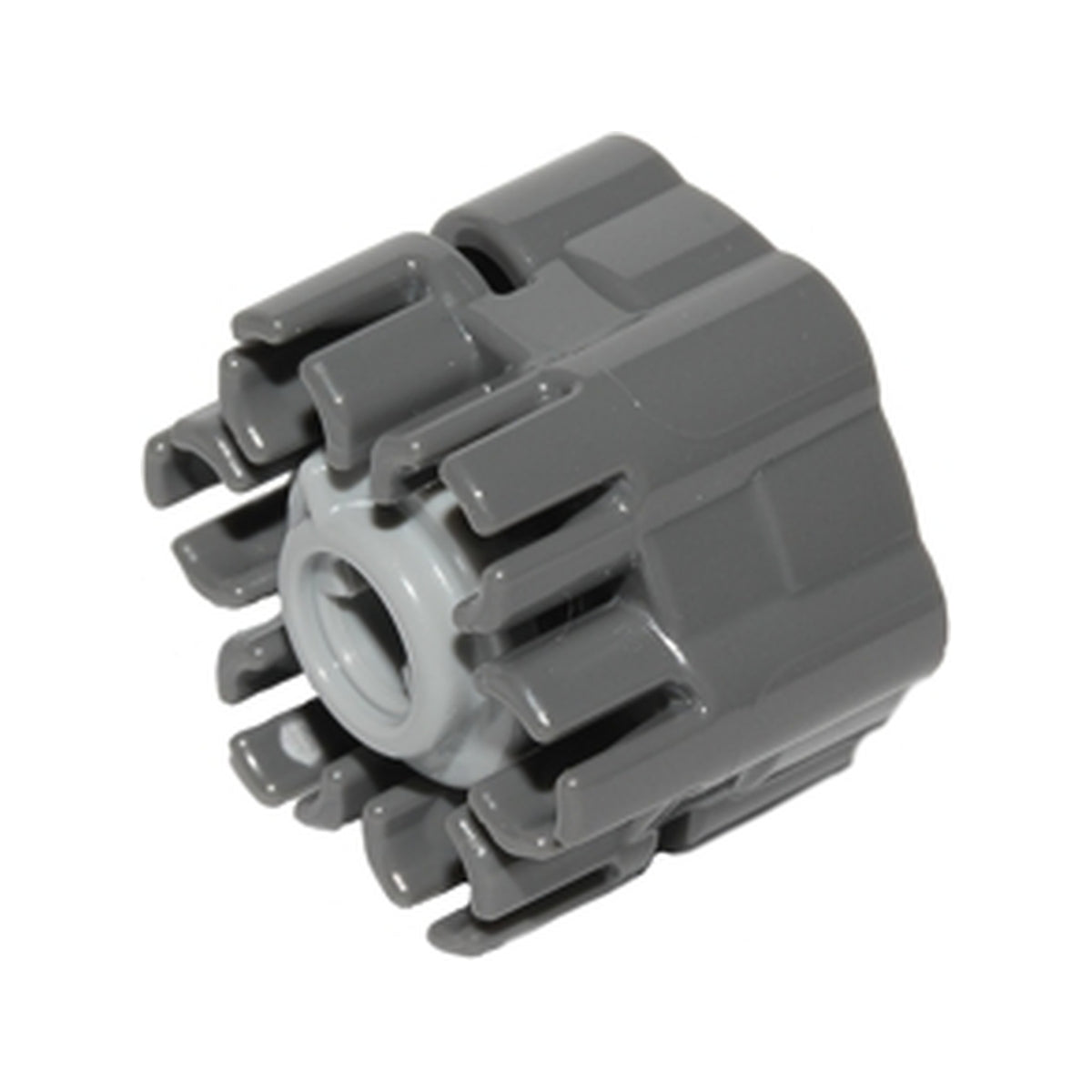 LEGO® Projectile Launcher Part, Rapid Shooter Six Barrel - Angled Barrels with Light Bluish Gray Trigger (18588 / 18587) 18588c01 dunkelgrau