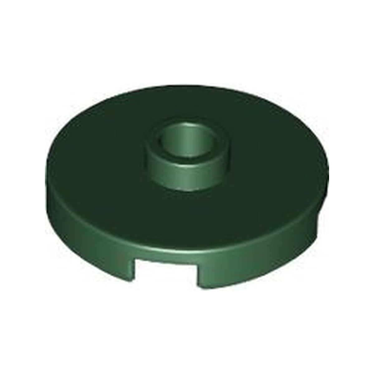 LEGO® Tile, Round 2 x 2 with Open Stud 18674 dunkelgrün