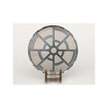 LEGO® Dish 6 x 6 Inverted with Bar Handle with SW 8 Spoke Death Star Window Pattern 18675pb03 transparent braun