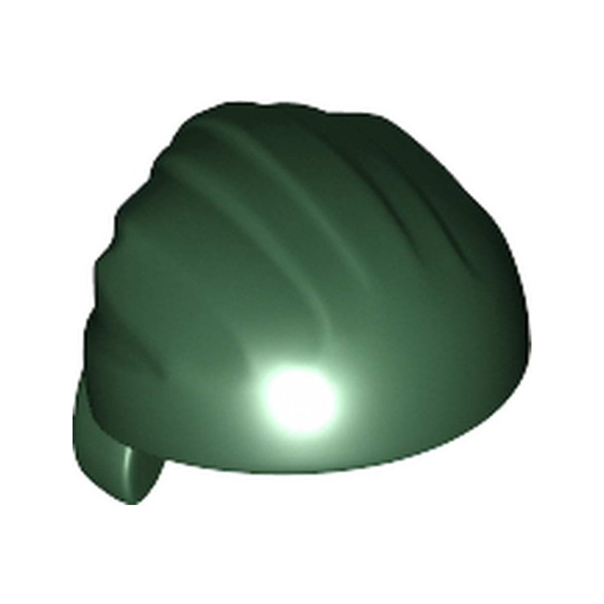 LEGO® Minifigure, Headgear Hat, Cloth Wrap / Bandana with Double Tail in Back, Many Folds 18927 dunkelgrün