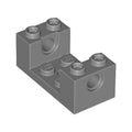 LEGO® Technic, Brick 2 x 4 x 1 1/3 with Pin Holes and 2 x 2 Cutout 18975 dunkelgrau