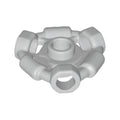 LEGO® Minifigure, Weapon Holder Ring with 3 Bars and 3 Bar Holes (Ninjago Aeroblade Center) - Open Stud 1941 hellgrau