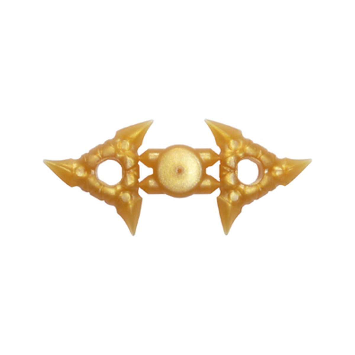 LEGO® Minifigure, Weapon Shuriken Throwing Star with Textured Grips, 2 on Sprue 19807 perlgold