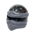 LEGO® Minifigure, Headgear Ninjago Wrap Type 2 with Molded Dark Bluish Gray Wraps and Knot Pattern 19857pb04 schwarz