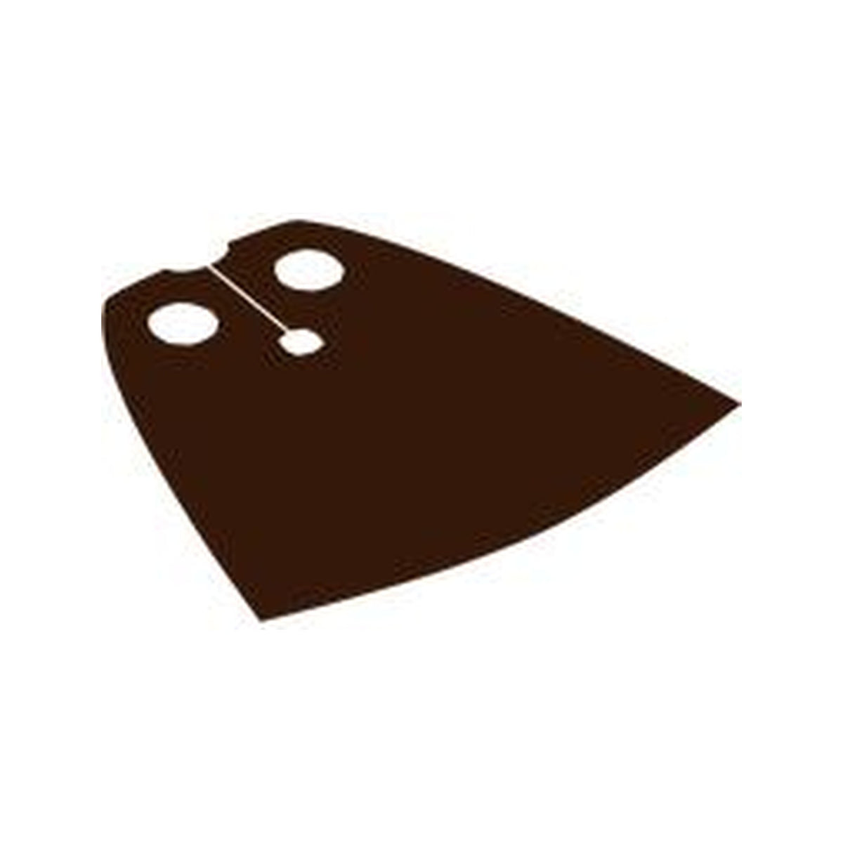 LEGO® Minifigure Cape Cloth, Standard - Spongy Stretchable Fabric - 3.9cm Height 19888 braun