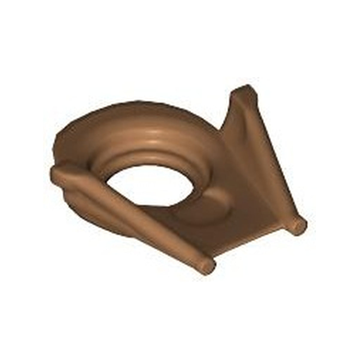 LEGO® Minifigure Neck Collar SW Darth Vader Helmet Lower Jaw 19917 mittelnougat