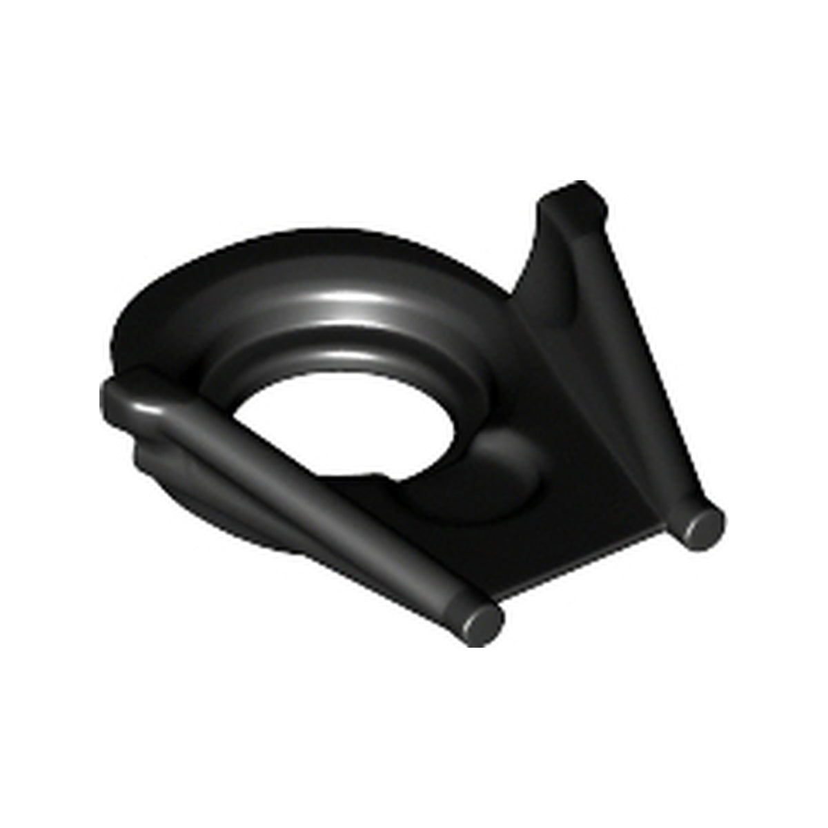 LEGO® Minifigure Neck Collar SW Darth Vader Helmet Lower Jaw 19917 schwarz