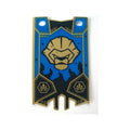 LEGO® Plastic Flag 5 x 8.5 with Chima Lion Tribe Pattern 20176 ohne Farbe