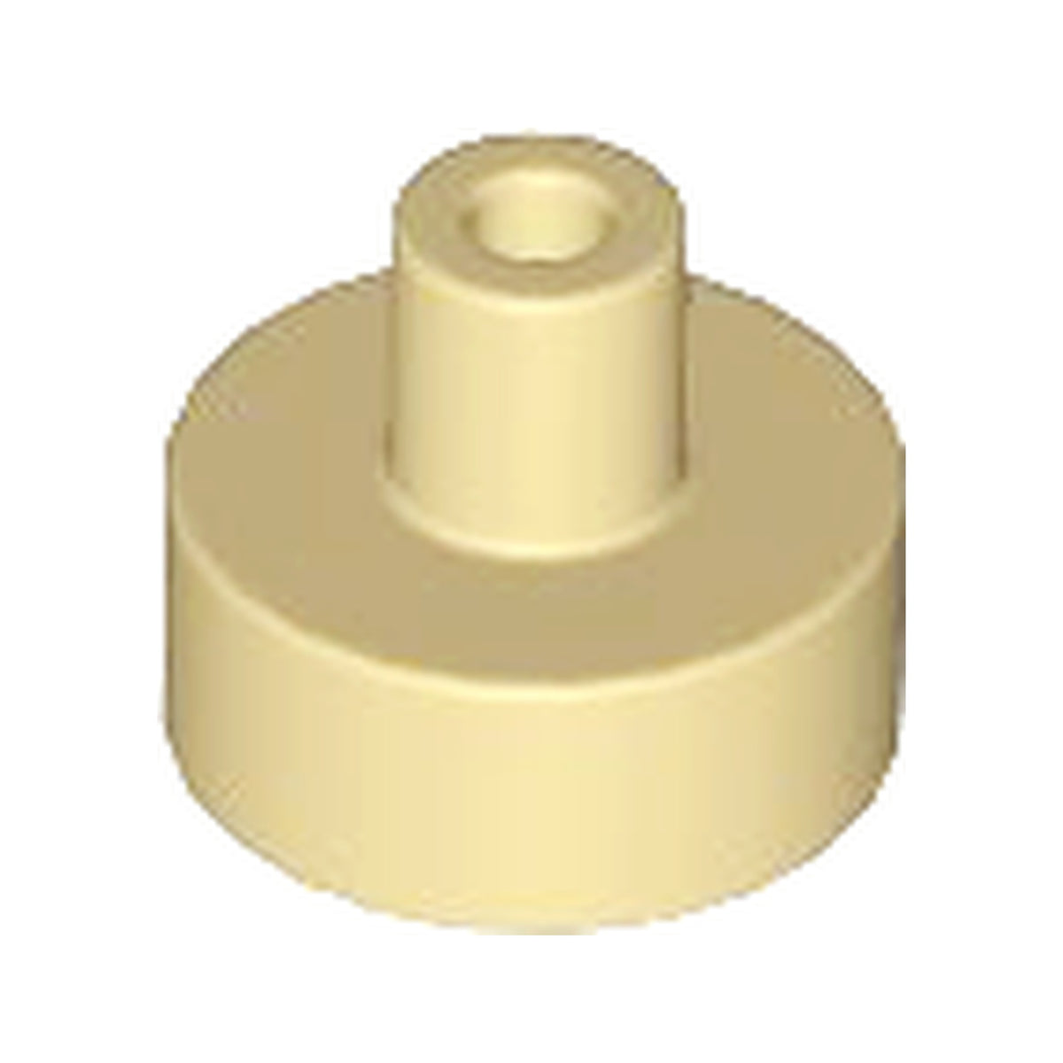 LEGO® Tile, Round  1 x 1 with Bar and Small Pin Hole 20482 beige