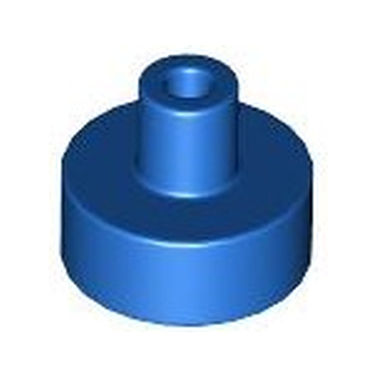 LEGO® Tile, Round  1 x 1 with Bar and Small Pin Hole 20482 blau