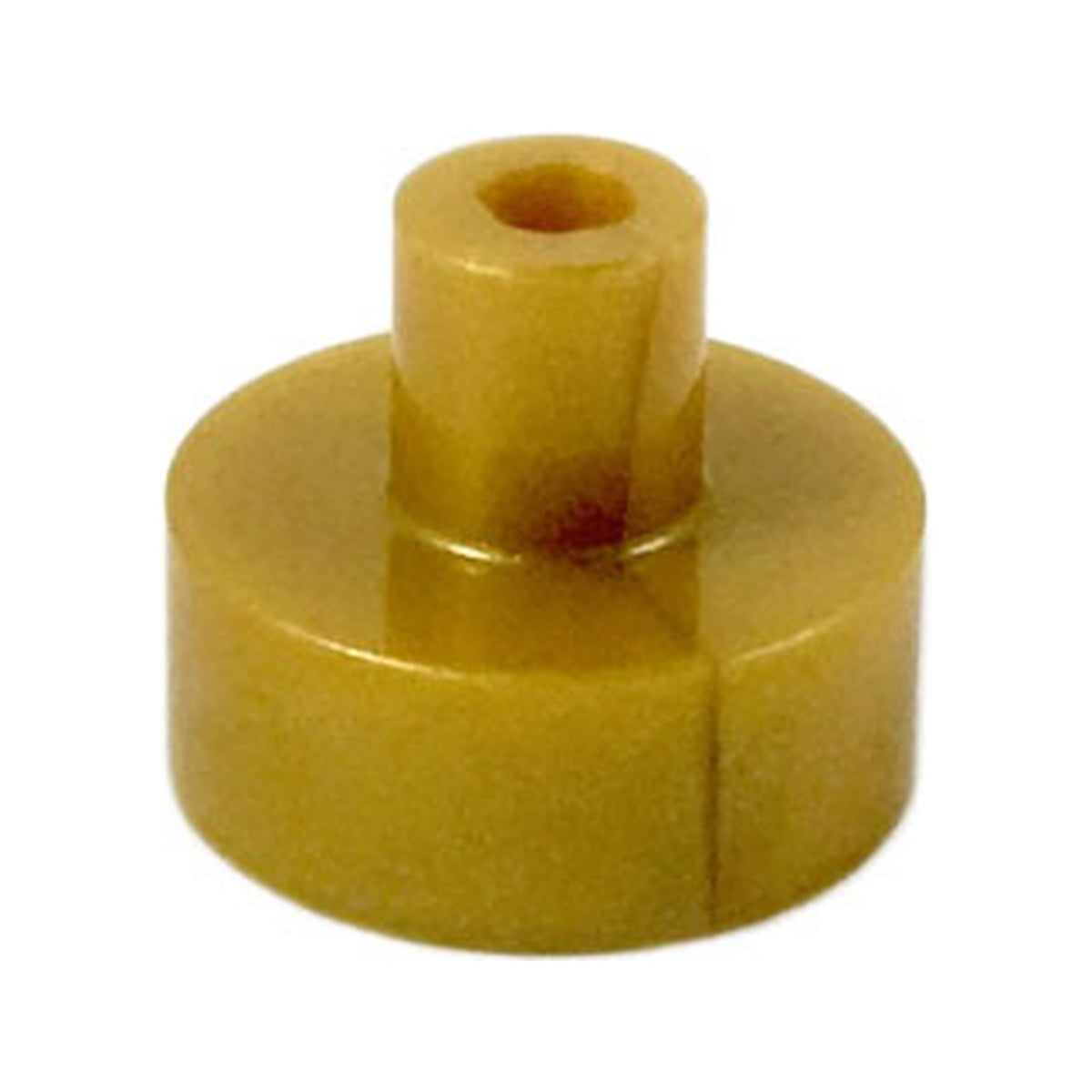 LEGO® Tile, Round  1 x 1 with Bar and Small Pin Hole 20482 perlgold