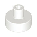 LEGO® Tile, Round  1 x 1 with Bar and Small Pin Hole 20482 weiss