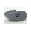 LEGO® Shark Head with Rounded Nose with Black Eyes with White Partial Circle Glints Pattern 20512pb01 dunkelgrau