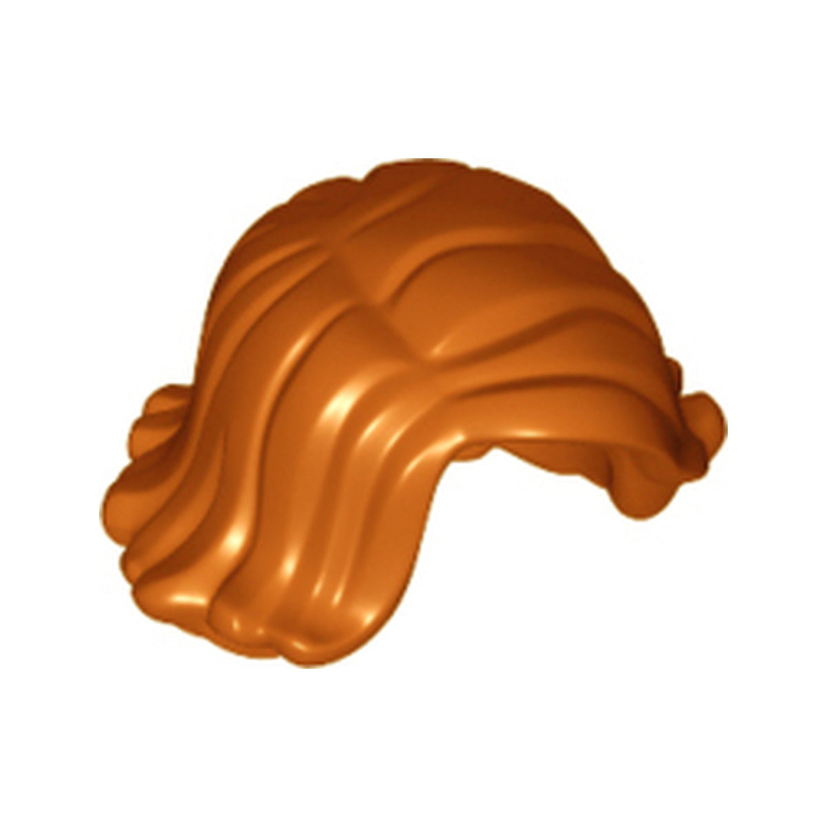 LEGO® Minifigure, Hair Female Short Swept Sideways 20877 dunkelorange