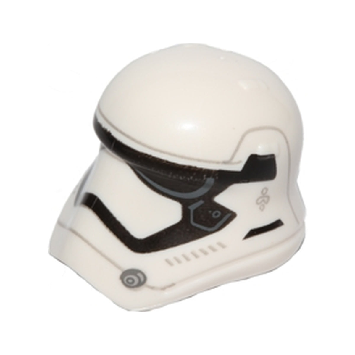 LEGO® Minifigure, Headgear Helmet SW Stormtrooper Ep. 7 Rounded Mouth Pattern 20904pb02 weiss