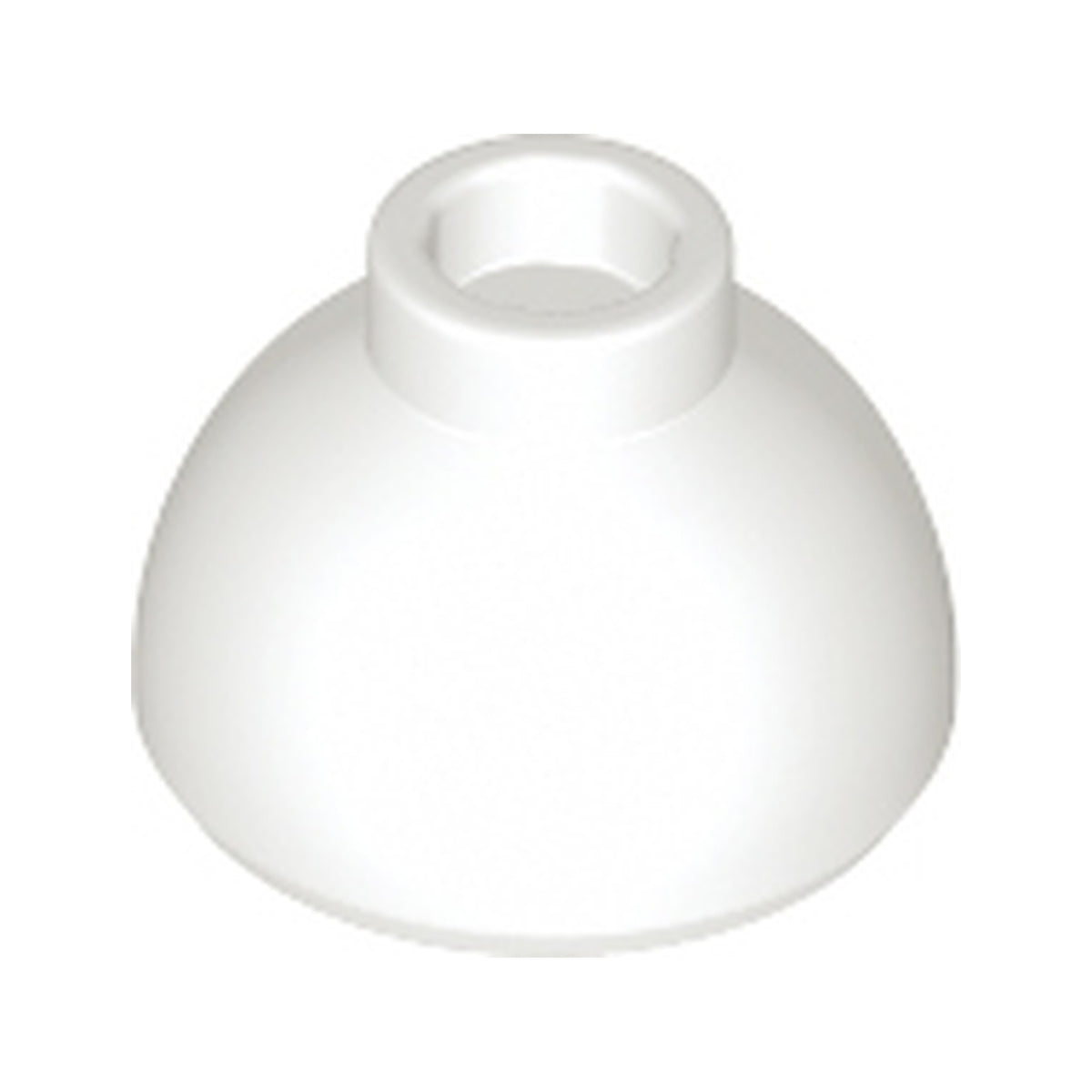 LEGO® Brick, Round 1 1/2 x 1 1/2 x 2/3 Dome Top 20952 weiss