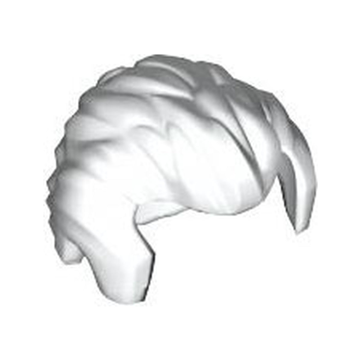 LEGO® Minifigure, Hair Short Swept Back with Sideburns and Widow's Peak 21268 weiss