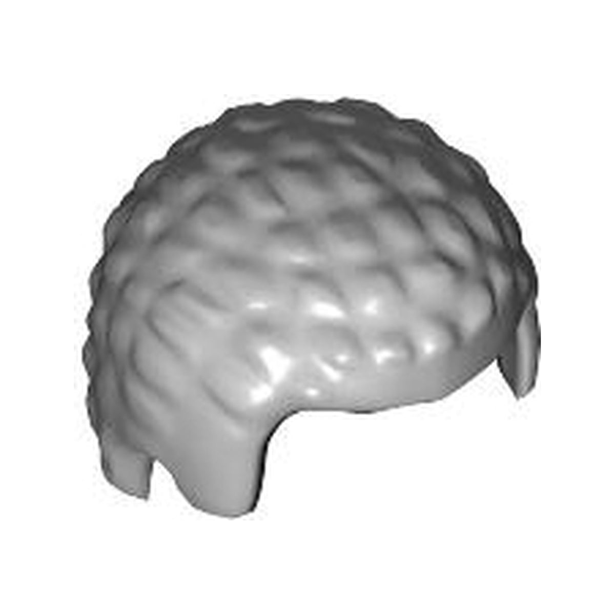 LEGO® Minifigure, Hair Male with Coiled Texture 21778 hellgrau