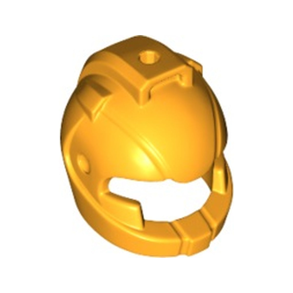 LEGO® Minifigure, Headgear Helmet Space with Air Intakes and Hole on Top 22380 hellorange