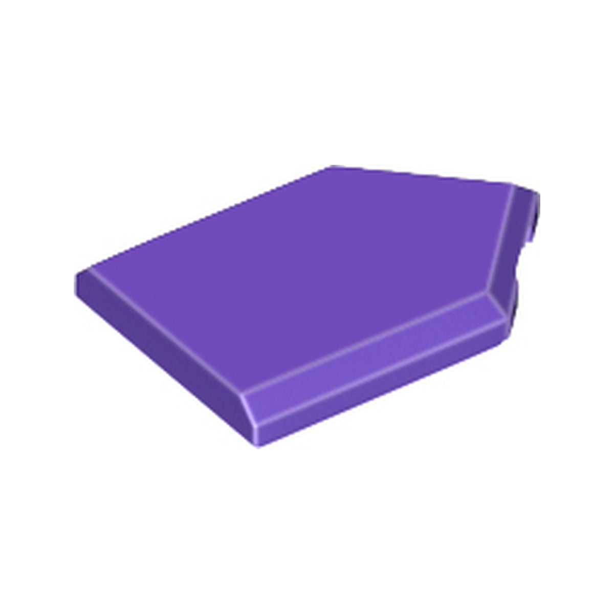 LEGO® Tile, Modified 2 x 3 Pentagonal 22385 dunkelviolett