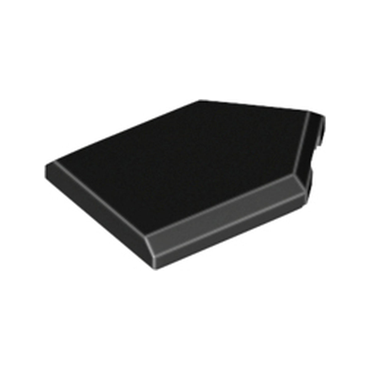 LEGO® Tile, Modified 2 x 3 Pentagonal 22385 schwarz
