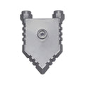 LEGO® Minifigure, Shield Pentagonal with Grooved Edges 22408 silber