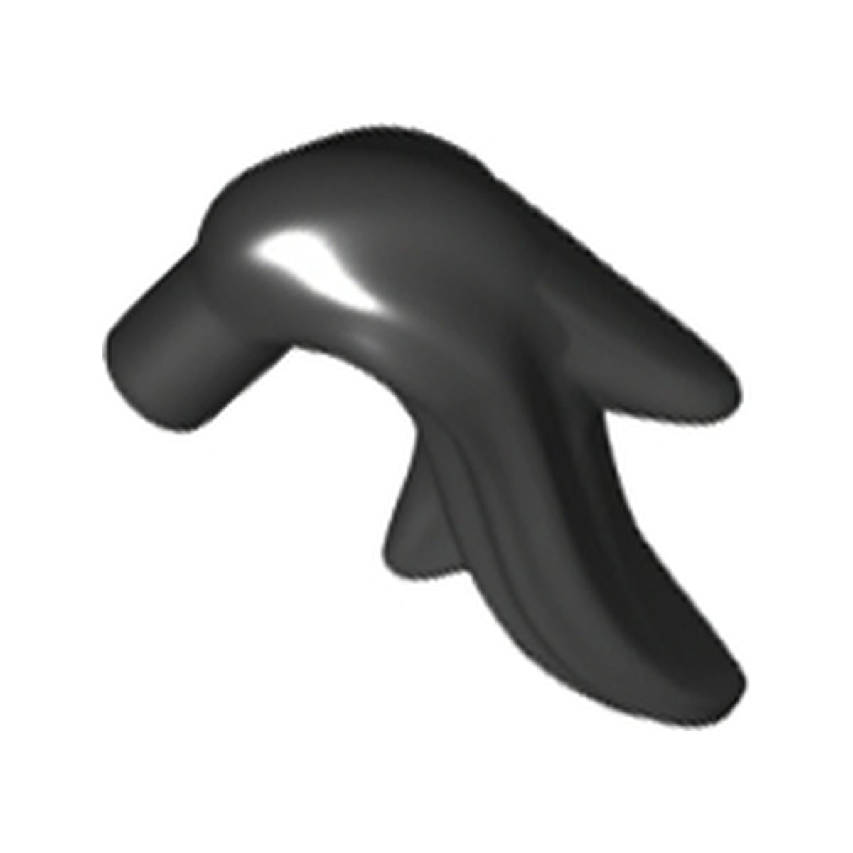 LEGO® Minifigure, Plume Feather Ponytail 22411 schwarz